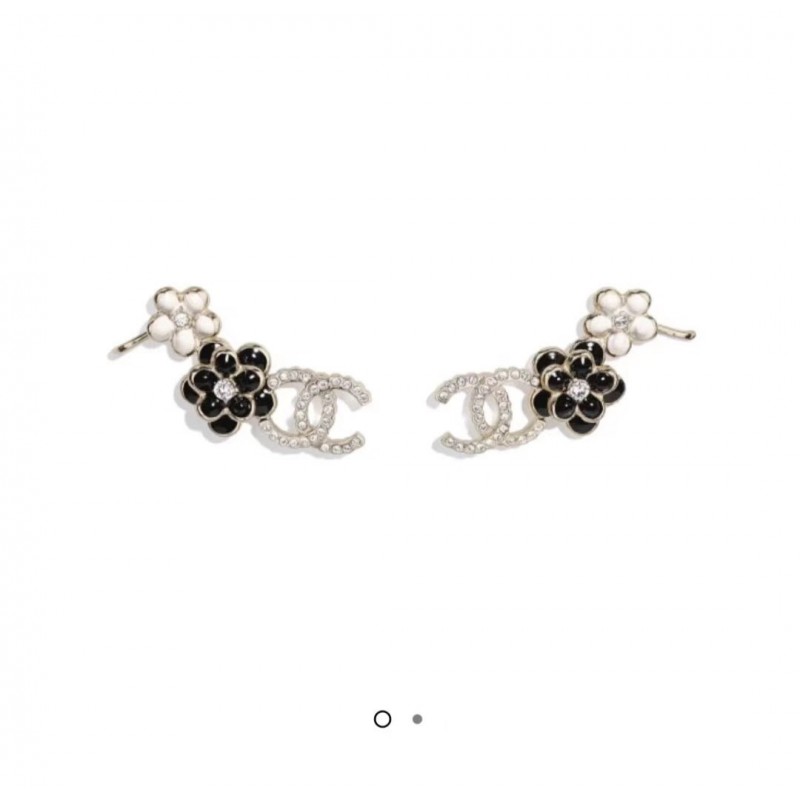 Wholesale Disigner Chanel Earrings White Flower RB604